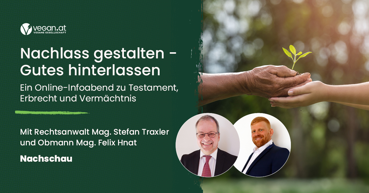 Nachschau „Nachlass gestalten – Gutes hinterlassen: Ein Online-Infoabend zu Testament, Erbrecht und Vermächtnis“