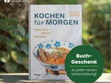 Aktion: Kochbuch für neue Unterstützer:innen