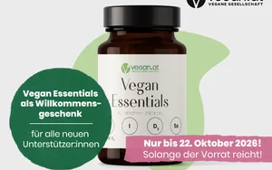 Vegan Essentials als Willkommensgeschenk, nur bis 22. Oktober 2026