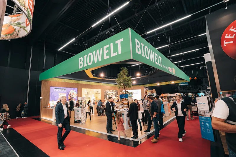 Stand von Biowelt bei der Fachmesse GAST