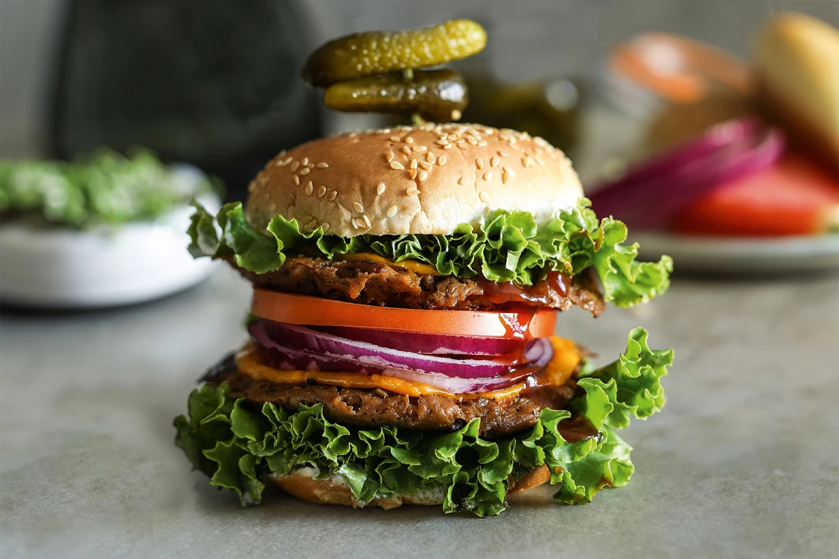 pflanzlicher Burger