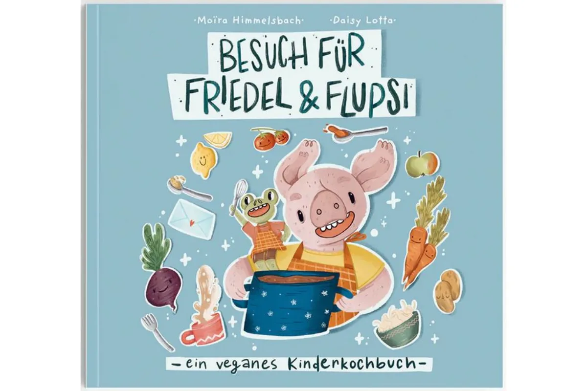 Cover des Kinderbuchs "Besuch für Friedel und Flupsi"