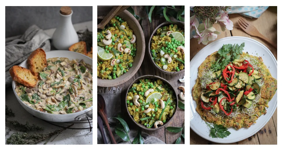 Farbenfrohe Gerichte aus „Green Love“